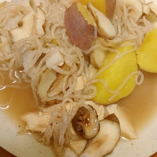 【和風料理】菊芋とさつまいもの煮物